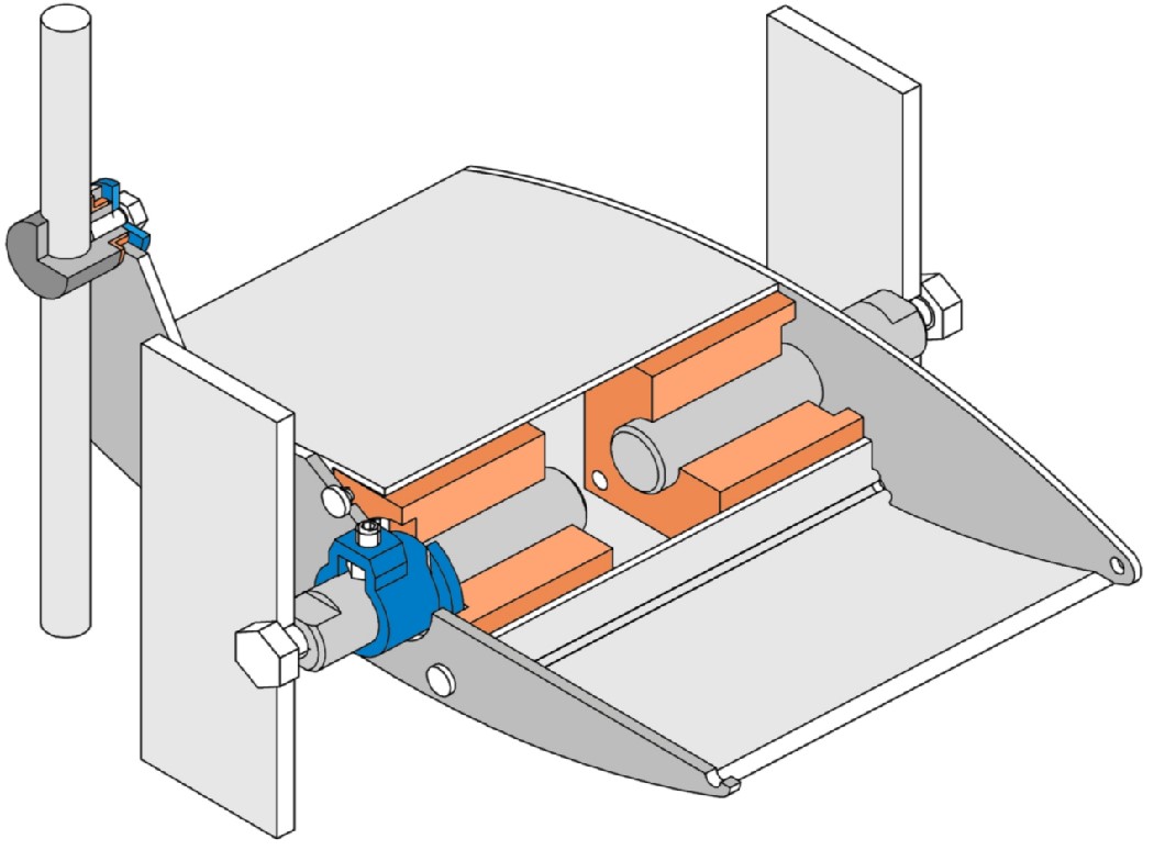 Adjustable Louver Motor Drive Assembly