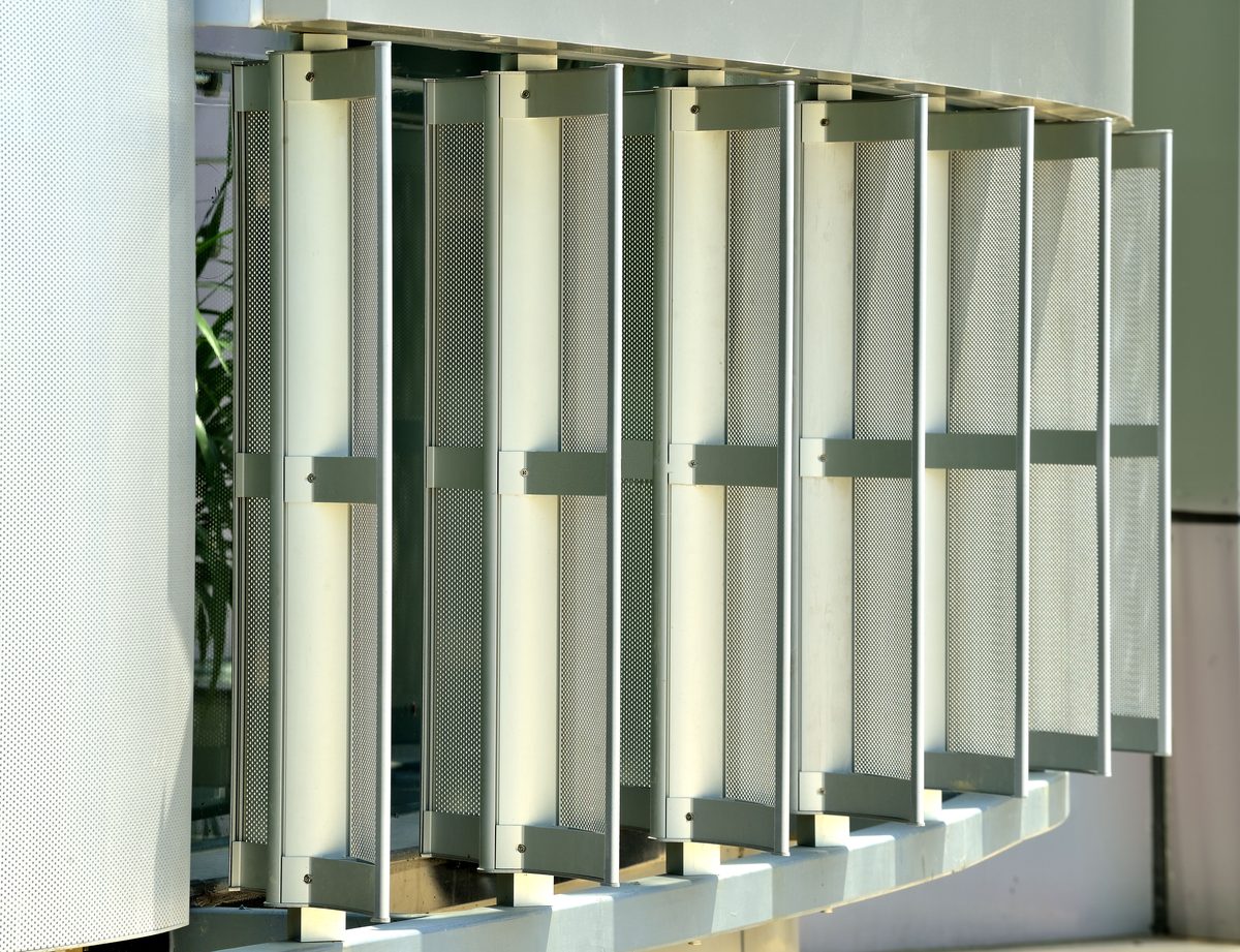 Adjustable Solar Louver Installation