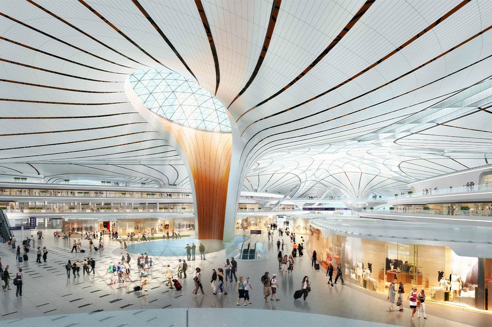 Beijing Daxing International Airport Aluminum Alloy Ceiling