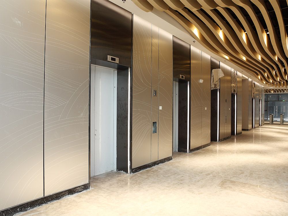 Hanlan Plaza Tonerlis Baffle Ceiling