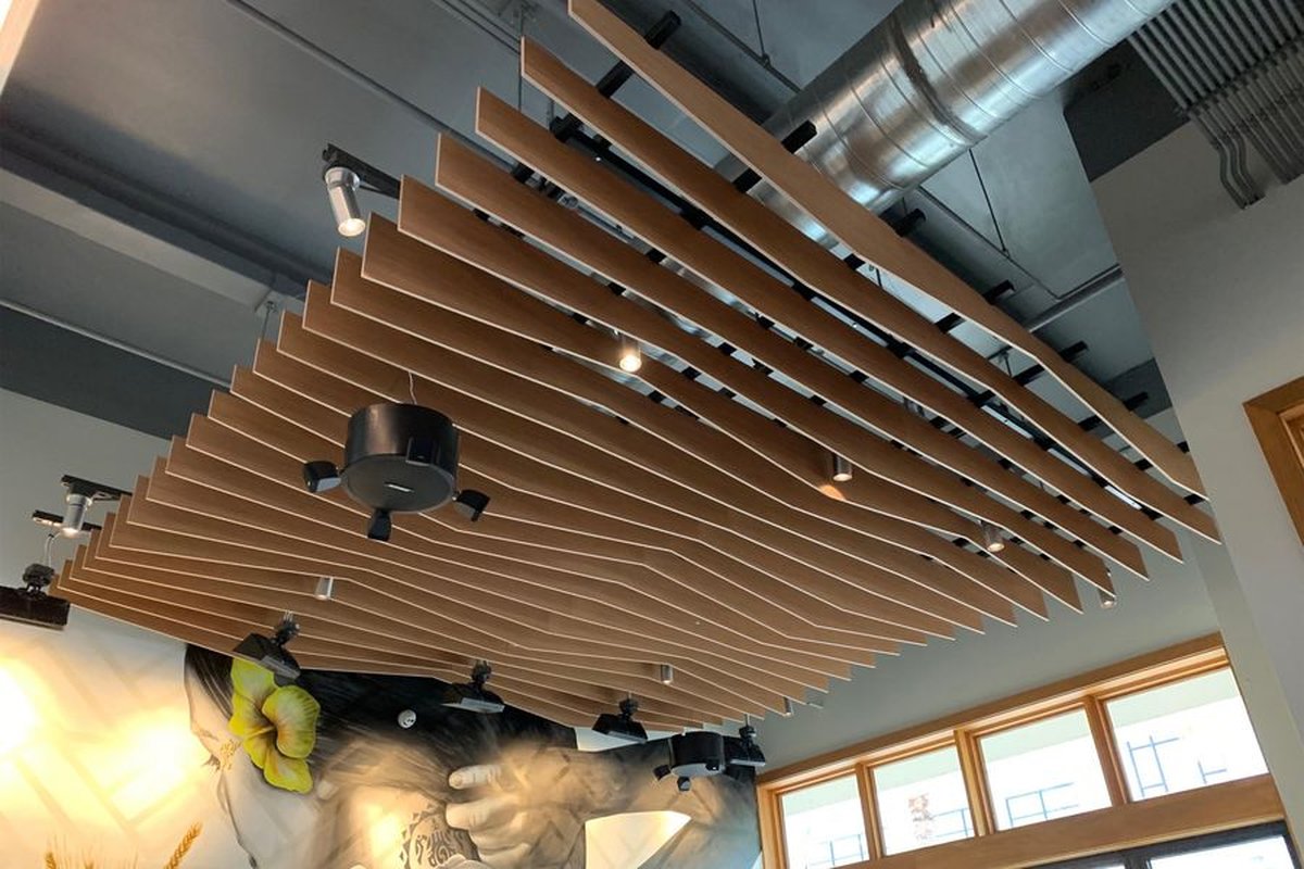 Tonerlis Custom Baffle architectural installation