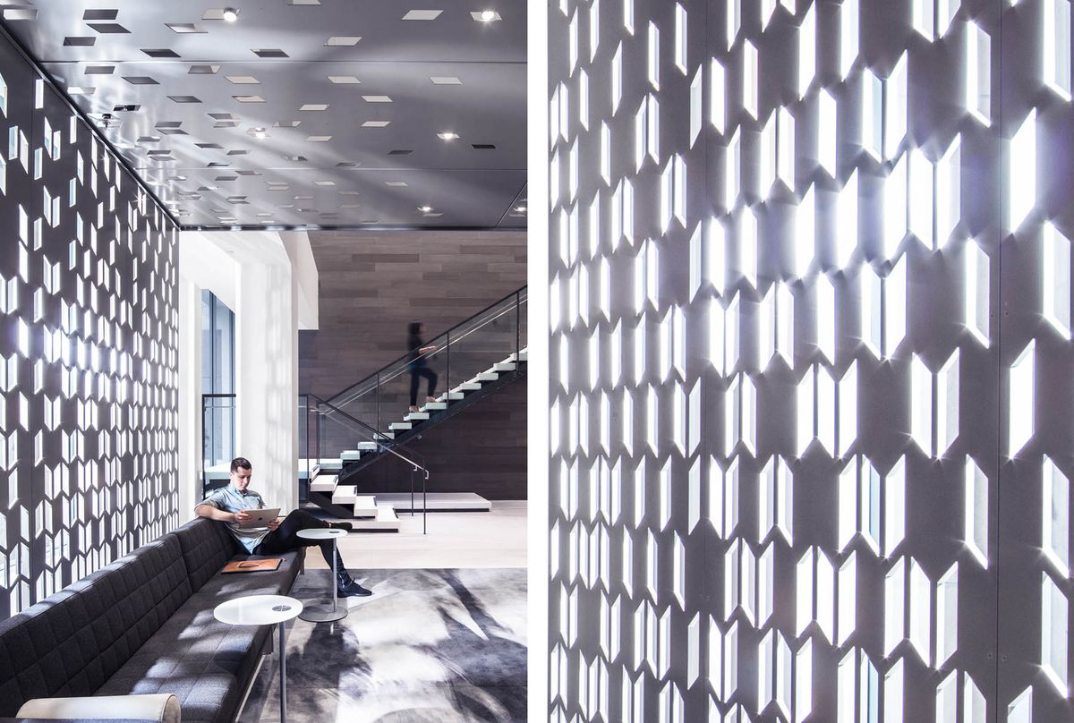 Backlit wall panel installation process