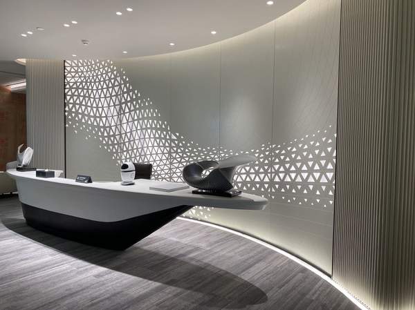 Parametric metal partition screen design